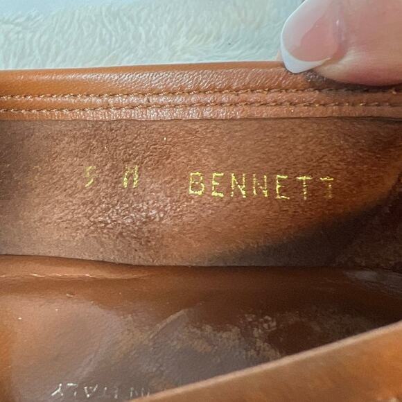 Bruno Magli Brown Leather Loafers - Picture 8 of 10